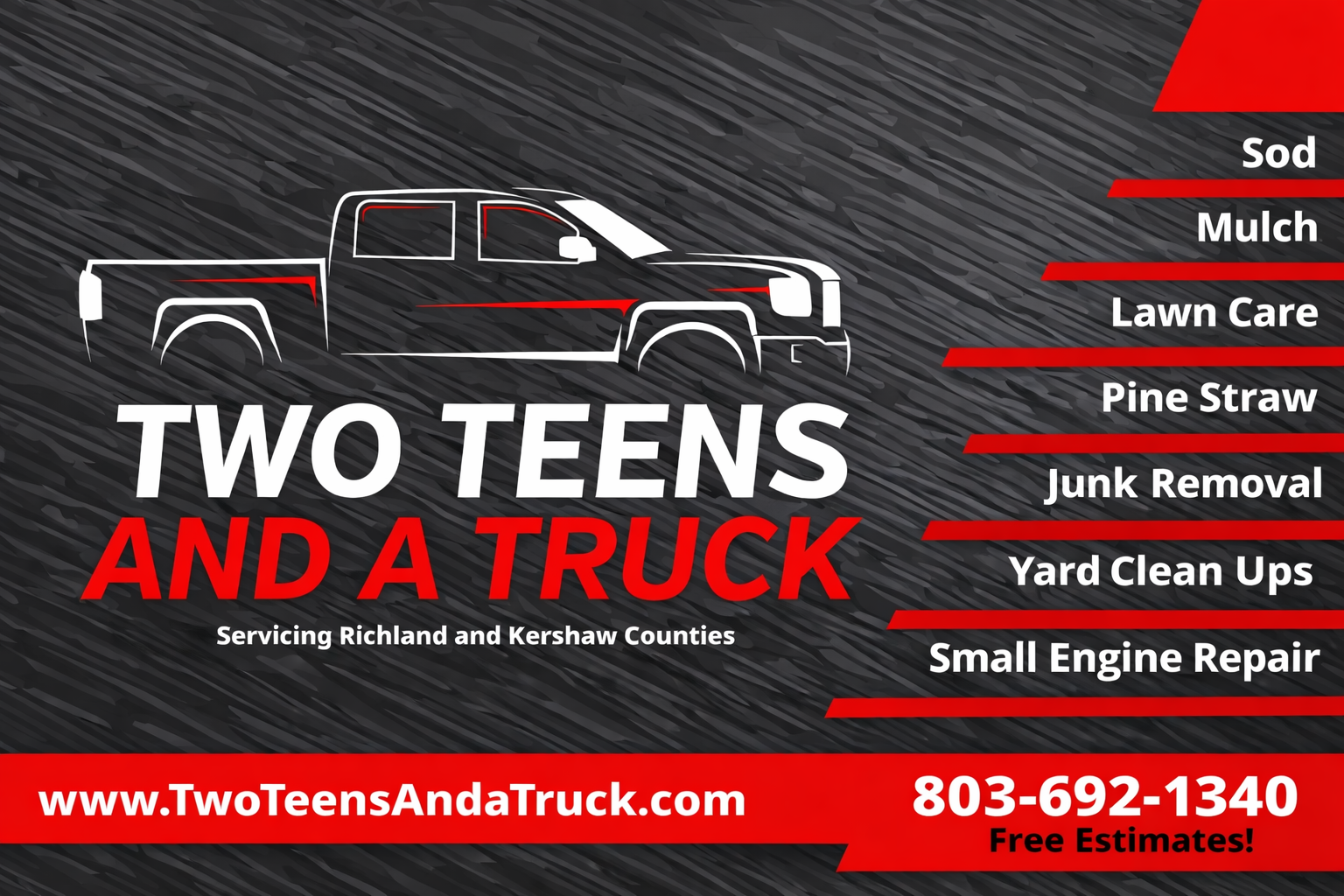 Two Teens And A Truck